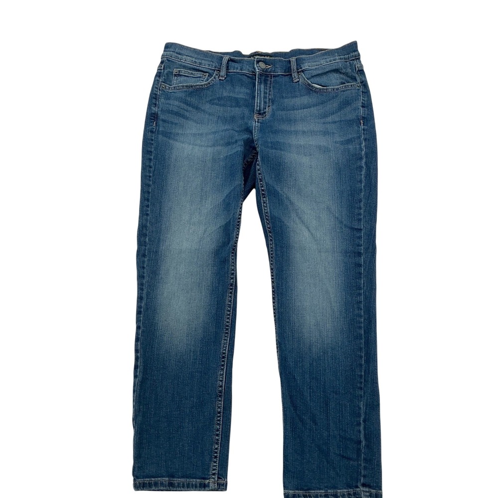 Banana Republic Girlfriend Jeans Womens 6P Dark Wash Relaxed Denim Classic Chic